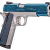 TAURUS PT-1911 .45 ACP 8rd High Polish Blue PVD Custom VZ Grip