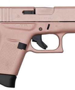 Glock - G43, 9mm, 3.39" Barrel, Fixed Sights, Rose Gold Cerakot