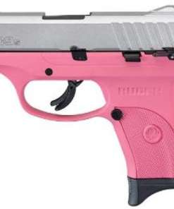 RUGER EC9S 9MM PINK FRAME SATIN ALUM SLIDE