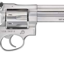 Ruger GP100 357 6IN 7RD Stainless Steel Black RBR/WD