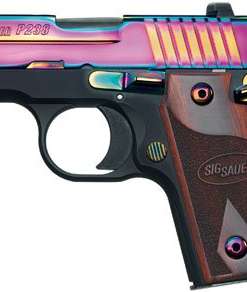 Sig Sauer .380 ACP Model 238 Titanium Rainbow Slide Night Sigh