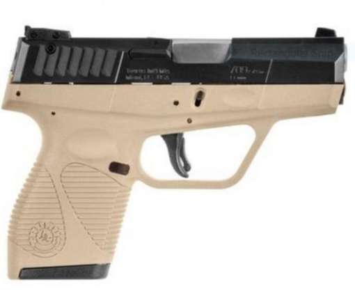 Taurus 709 SLIM 9mm 3.2" Barrel Flat Dark Earth Polymer Grip Black Stainless