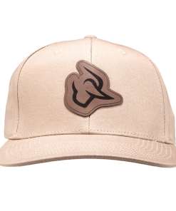 Taurus Leather Patch Logo Tan Hat