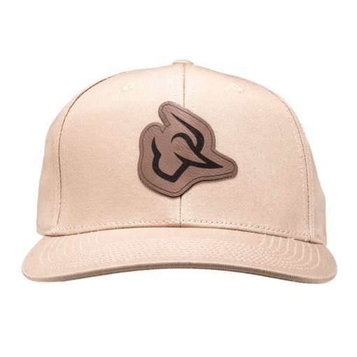 Taurus Leather Patch Logo Tan Hat