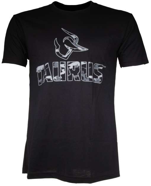 Taurus Black Camo Logo Tee