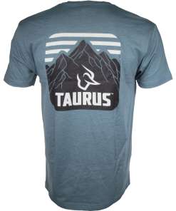 Taurus Mountain Logo Blue Tee