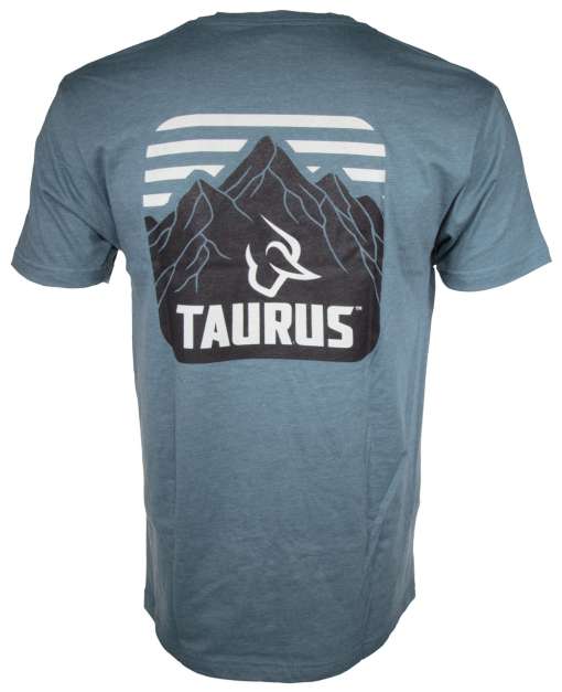 Taurus Mountain Logo Blue Tee