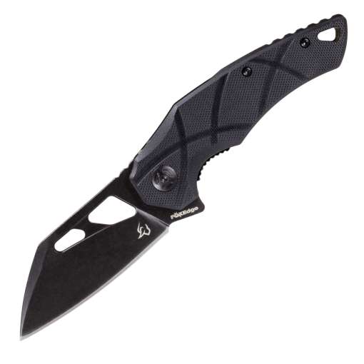 Fox Edge Atrax Folding Knife Black G-10 Handle