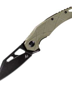 Fox Edge Atrax Folding Knife Green G-10 Handle