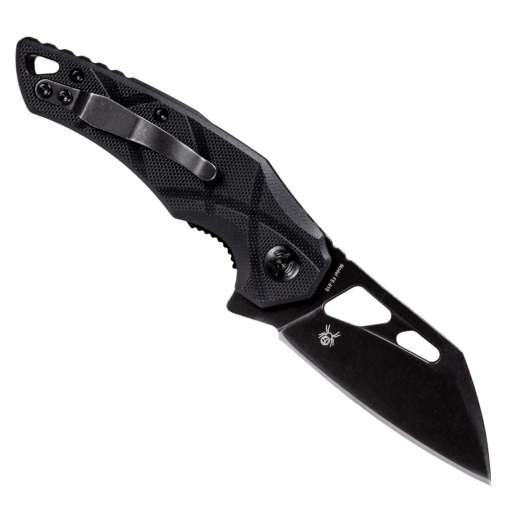 Fox Edge Atrax Folding Knife Black G-10 Handle