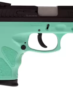 Matte Black / Cyan 9mm Luger Compact 17 Rds.