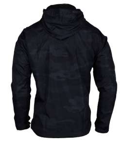 Taurus Black Camo Pullover Windbreaker