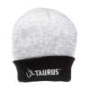 Taurus Grey/Black Cuff Knit Beanie